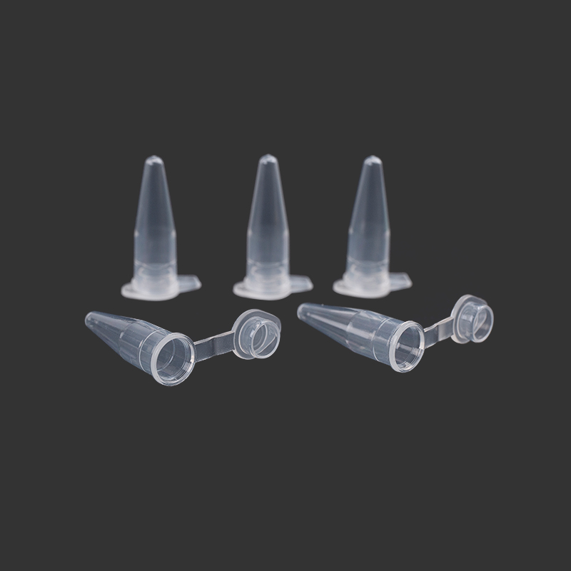 Tubo PCr trasparente da 2 ml con tappo piatto